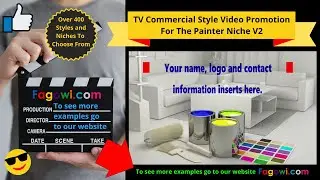 Painter Video Ad V2 TV Commercial Style For Online Digital Marketing & Social Media Lead Generation
