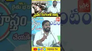 ప్రైవేట్ రంగంలో జాబ్స్ MLC Balmoor Venkat About Private Jobs | Job Calender | YOYO TV Channel