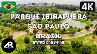 Walking Tour [4K] in Parque Ibirapuera, São Paulo, Brazil 🇧🇷