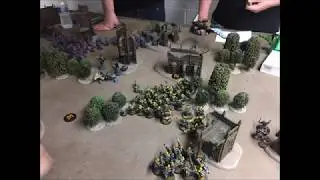Testing Da Badmoons. 2 Vs 2, 750 point batrep. Stills only. Warhammer 40k