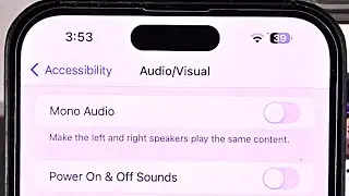 How to enable mono audio on iPhone