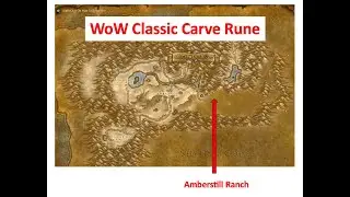 Quick WoW Classic Carve Rune tutorial