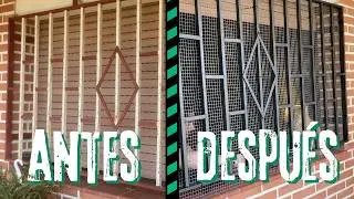 11# Protección para gatos 🐾 y rejas oxidadas transformadas 🖤