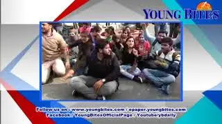 Student protest at University of Jammu