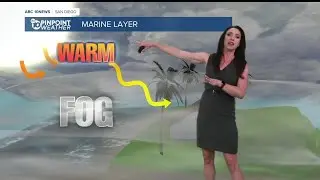 What is the marine layer and why does it clear on some days and not others?