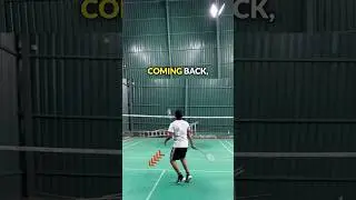 Push forward when opponent is under pressure 😬 #badminton
