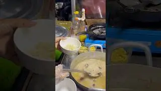 Pork Porridge With Cha Kwai - Asian Street Food #streetfood