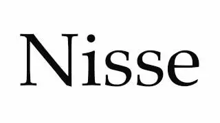 How to Pronounce Nisse