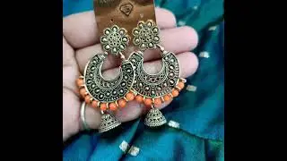 Earring-Metal/Mirror stone/Flower design/Jhumkas/Bridal Hair bun/Stone,pearl Head band/New Arrivals