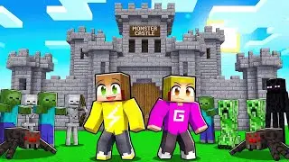 Monster Kasteel Maken Met Giel! (Minecraft)