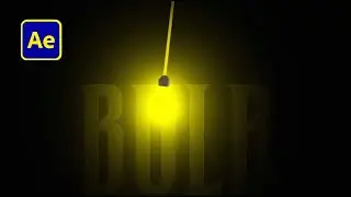 Light Bulb Pendulum Animation in After Effects 2026 | Text Reveal Tutorial
