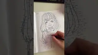 ✨anime dot-to-dot✨ #anime #dottodot #activitybooks #stressrelief #antistress #timelapse #art