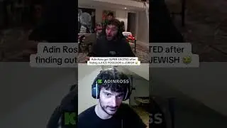Adin Ross got SUPER EXCITED after finding out ICE POSEIDON is JEWISH 😭