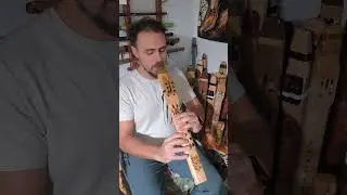wolf flute key of G 432hz #nativeamericanflutes #bassflute #forsale #soundhealing