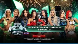Women`s 8-Way Match For Women`s US Title WM XL (WWE2K25 Week 44 Universe Mode)