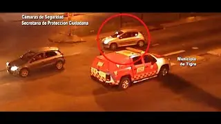 Seguimiento por las cámaras: el COT detuvo a un hombre alcoholizado al volante en Troncos del Talar