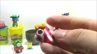 Play Doh Spongebob Squarepants - Surprise Eggs Lalaloopsy Paw Patrol Disney Mc Queen