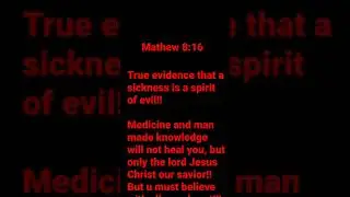 Illnesses is a evil spirit!! Rebuke it now only in the name of Jesus!!!