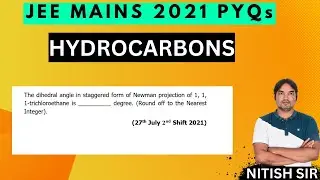 27th July ,2021 |JEE Mains | Evening shift || PYQs ||| HYDROCARBONS| Chemistry forum| Tutors Forum