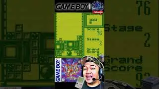 GB Tetris Blast - Gameboy | DMG 01 Game Boy #retrogameshorts #gameboy #dmg01gameboy #gb