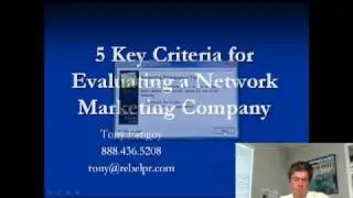 Network Marketing Success: Learn 5 Key Criteria for Evaluating a MLM Company