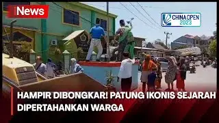 Nyaris Dibongkar! Patung Massa Bersejarah yang Ikonik di Gowa Dipertahankan Warga