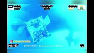 ROV destroyed by the azimuths of the Skandi Commander in Petrobras offshore field, Brasil, 15-02-22.