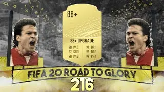 OPENING MY 88+ UPGRADE PACK | FIFA 20 RTG 216