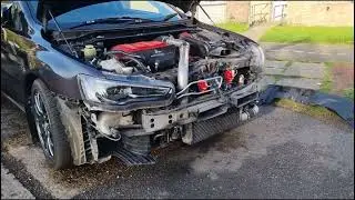 Painting My Evo X Rear Diffuser and Front Grille Metallic Grey