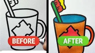 Satisfying Drawing Videos ASMR 💤 Satisfying Sounds to Fall Asleep To ASMR - Saggo Coloring ASMR