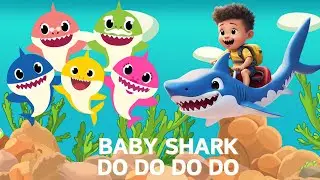 Colorful Baby Shark Dance for Kids 🎵 | Learn Colors in the Ocean 🌊