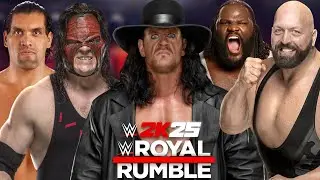 WWE 2K25 - 30 Giants Royal Rumble Match! | PS5