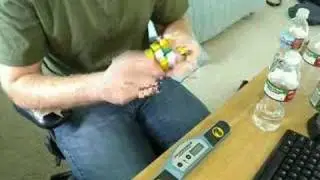 Rubik's Cube 23.54 Corners first.