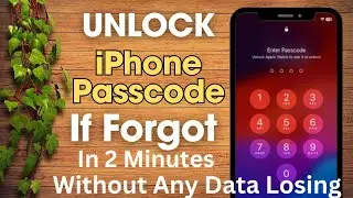 How To Unlock iPhone Passcode If Forgot Without Any Data Losing! No PC & iTunes! 100% Working 💯