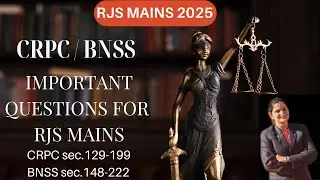 CRPC / BNSS | ANSWER WRITING & IMPORTANT QUESTIONS FOR RJS MAINS EXAM PART 2 | OTHER JUDICIARY EXAM