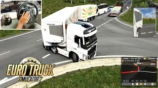Dual Container Delivery - Euro Truck Simulator 2 | Logitech G29 gameplay