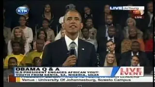 President Barrack Obama responds why he did not visit Kenya