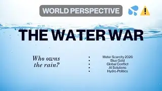 Blue Gold: The 2026 Water Crisis, Geopolitics of Scarcity, and the Rise of AI Hydro Diplomacy