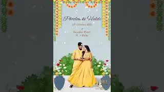 HALDI INVITE | DIGITAL WEDDING INVITES
