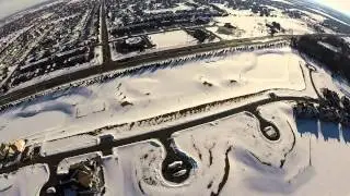 LOBR winter scene from on high!