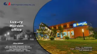 Multi story container office with conference room, projector room, director cabin, marketing office