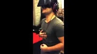 Oculus rift first time best reaction 2014