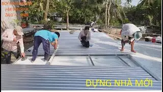 1333  HẠNH CÙNG ANH EM LÓT PHẦN NỀN NHÀ CÒN LẠI - DỰNG NHÀ MỚI CHO EM THỊ NHUNG - DANH TRUNG | BHMT