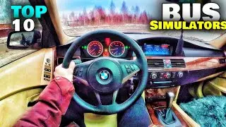 Top 10 Best Bus Simulator Games for Android OFFLINE | Realistic Bus Simulator Games 2024