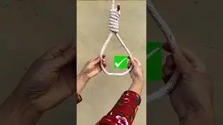 Wow, that's a hangman's knot!