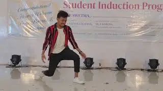 #Samskruthi college of engineering & Technology student Induction programme.from.(Akhil) dancer
