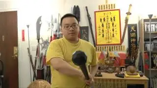 Life Saving Self Defense Lesson 4 - Cold Steel African Walking Stick in Combat, Badass Strikes!