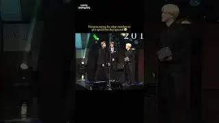 When everyone was ignoring the mic to give speech and rm reaction 😂