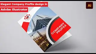How To Design a Elegant Construction Company Profile design in Adobe Illustrator