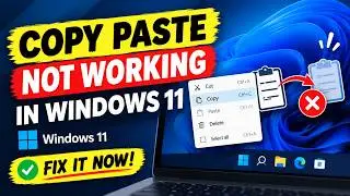 Fix Copy paste not working in windows 11 | 3 easy fixes